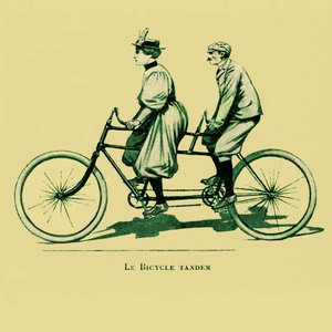 タンデム自転車 作： Unbekannter Künstler