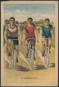 自転車トリオ 作： Unbekannter Künstler