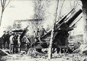 イギリスの大型榴弾砲 第一次世界大戦 作： Unbekannter Künstler