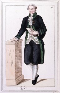 1810年頃、第1帝政時代のインスティテュート会員（エングレーヴィング） 作： Unbekannter Künstler