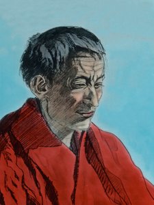 気高いラマ僧 作： Unbekannter Künstler