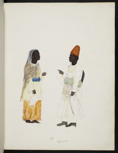 Add Or 1349 Abyssinians, Company Style Album (紙に水彩)