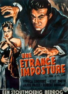 RichardBare監督の映画「This Side of the Law」のポスター（Viveca Lindfors、Kent Smith出演） 1950年 作： Unbekannt