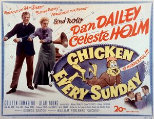 ジョージ・シートン監督の映画『チキン・エブリ・サンデー』（1942年）の撮影風景 作： Unbekannt