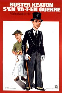 エドワード・セジウィック監督の映画「Doughboys」のポスター（バスター・キートン、サリー・アイラー出演） 1930年 作： Unbekannt