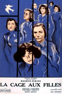 MauriceClocheによる映画「La cage aux filles」のポスター 1949年 作： Unbekannt