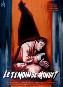 映画「真夜中の目撃者」のポスター DimitriKirsanoff 1953年 作： Unbekannt