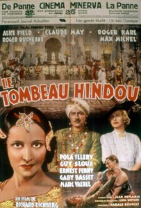 Richard Eichbergによる映画「The Hindu Tomb」のポスター 1938年 作： Unbekannt