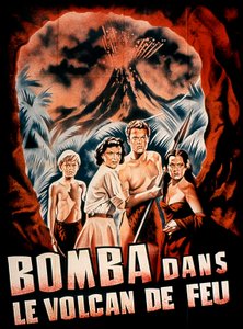 ジョニー・シェフィールドとドナルド・ウッズが出演したFordBeebe監督の映画「The Lost Volcano」のポスター 1950年 作： Unbekannt