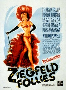 ルシル・ボール出演のLemuelAyersの映画「ZIEGFELD FOLLIES」のポスター 作： Unbekannt