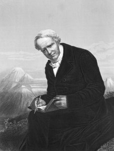 アレクサンダー・フォン・フンボルト、1830年頃（モノクロ写真 作： Unbekannt