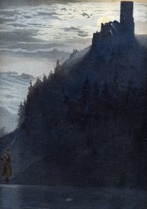 「Deutschlandlied」の寓話、1900年頃（イラスト） 作： Unbekannter Künstler