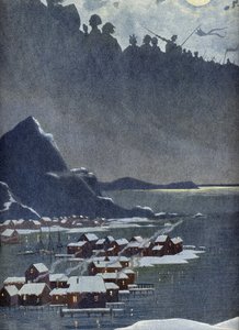 1900年頃のスウェーデン国歌の比喩（イラスト） 作： Unbekannter Künstler