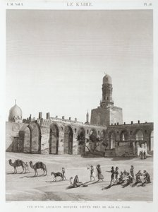 エジプト、カイロ、バブ・エル・ナスル近くの古代モスク、1798年頃 作： Unbekannt