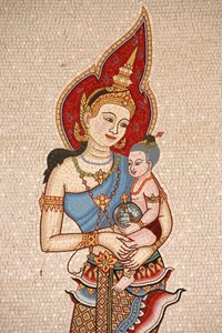 Annunciation basilica : タイの聖母、ナザレ、イスラエル 作： Unbekannt