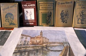 イタリア、ロンバルディア州、ミラノ、ナヴィリオ・グランデの骨董品市場