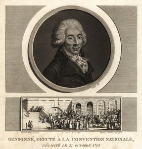 Armand Gensonne (1758-1793), フランスの政治家、Conventionの副官 作： Unbekannt
