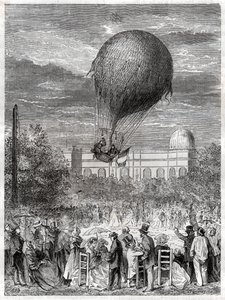 Ascension en ballon.気球飛行。 作： Nicolas Liez