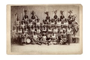 アシャンティグループ講演会（ドイツ 1890年代）（モノクロ写真 作： Unbekannt