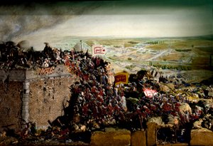 1683年のオーストリアトルコ戦争（ジオラマモデル）