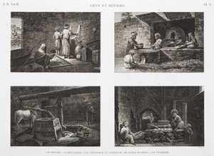 ベーカリー＆コンフェクショナリー ベーカリー＆スイートメーカー エジプト 1798年頃 作： Unbekannt