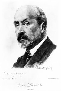 バロン・ローランド・フォン・エトヴォス、ハンガリーの物理学者、1900年頃 作： Unbekannt