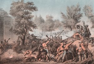 ポルタ・ロマーナの戦い、サンタ・マリア・マッジョーレ方面、ヴォルトゥルノの戦い、カンパニア地方 作： William M. Timlin