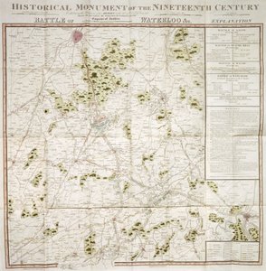 Mapa da Batalha de Waterloo 作： Unbekannter Künstler