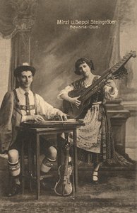 バイエルンデュオ、ドイツ、1910年頃（ポストカード） 作： Unbekannter Künstler