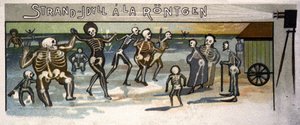 ロントゲン海岸の牧歌的な風景、1900年頃（イラスト） 作： Unbekannter Künstler