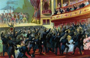 1830年のベルギー革命（イラスト） 作： Unbekannter Künstler