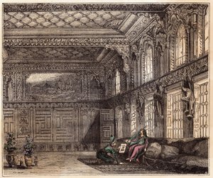 東洋の衣装に身を包んだイギリスの作家メアリー（マリー）・ウォートリー・モンタグ夫人（Wortley-Montagu）（1689-1762）は、1717年のトルコ滞在中にアラビア語を学んだ。19世紀のエングレーヴィング 作： Unbekannter Künstler