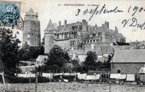 ブルターニュ、イル・エ・ヴィレーヌ（35）、シャトーギロン：城の外観 - 1904年の絵葉書 作： Unbekannt