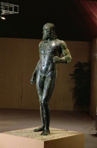 シチリア島リアチェの海から出土した青銅製の兵士、紀元前5世紀 作： Unbekannt
