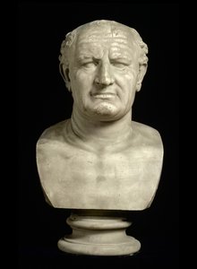 皇帝ヴェスパシアヌスの胸像（Titus Flavius Vespasianus）（9-79年