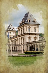 Castello del Valentino, トリノ, ピエモンテ, イタリア（写真加工 作： Unbekannt