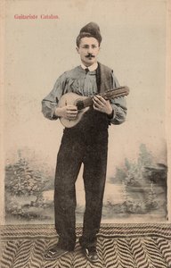 カタロニアのギタリスト、1910年頃（はがき） 作： Unbekannter Künstler