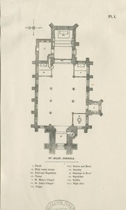 チードル-聖ジャイルズ教会：木版画、nd [19セント]