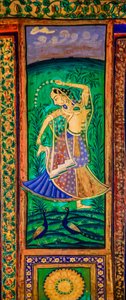 Virtuoso Fine PaintingsのあるChittra Sala Courtyard、Taragarh Fort、Bandi、Bandi、Rajasthan、インド、アジア（写真） 作： Unbekannter Künstler