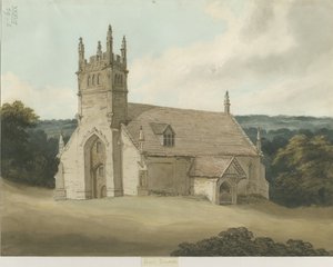 クレント-セントケネルムズチャペル：水彩画、nd [c 1820] 作： Unbekannt
