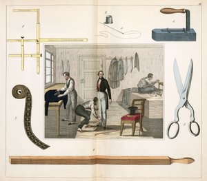 服飾・履物産業 The tailor 作： Unbekannt