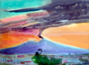 塵と灰の雲 作： Unbekannter Künstler