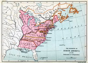 1776年の北米植民地（印刷物）