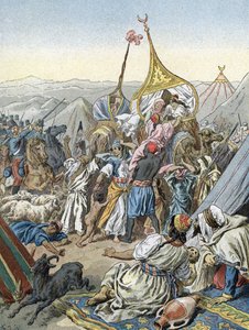 フランスによるアルジェリアの征服: オマール公によるタギンでのアブド・エル・カデルのスマラの捕獲 (1843) 作： Unbekannter Künstler