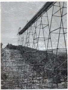 キンツア高架橋の建設 作： Unbekannt