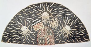 ブルゴーニュ公の紋章が刺繍された黒ビロードのコープ、オランダ南部、1476年頃 作： Unbekannt