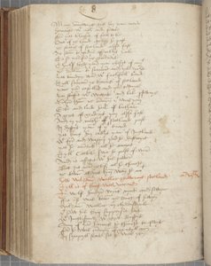 ウィントゥーンのアンドリュー・クロニクルのコピー、Fol319裏面、1550年頃（紙にインク 作： Unbekannt