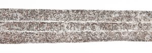 詳細、中世後期のブロードソード、初期のバイキングブレード、デボフン家の紋章付き 作： Unbekannt
