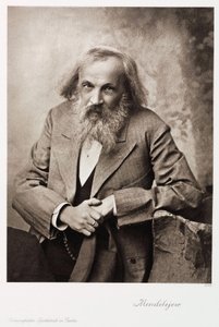 ドミトリー・イワノビッチ・メンデレーエフ、ロシアの化学者、1905年頃 作： Unbekannt
