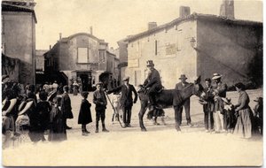 1900年頃のロバの塔、カルカッソンヌ（絵葉書） 作： Unbekannter Künstler